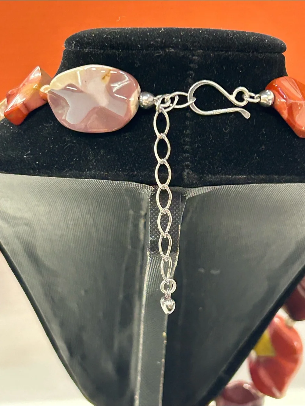 Jay King Mine Finds Mookaite Jasper chunk statement necklace